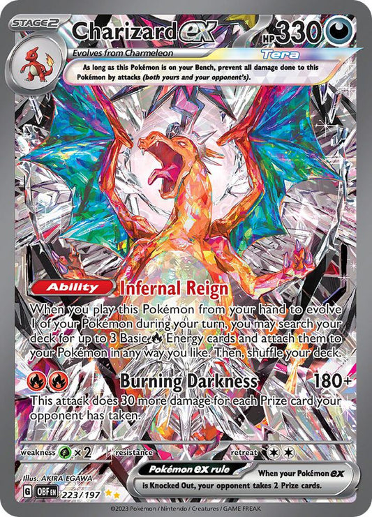 Obsidian Flames Sleeved Booster Pack