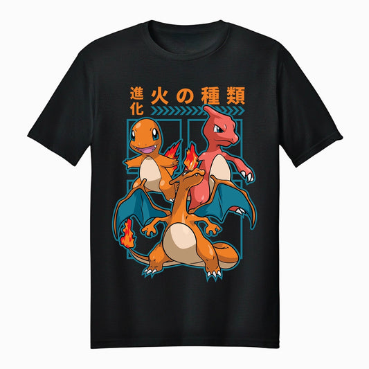 Charmander Evolution Unisex T Shirt