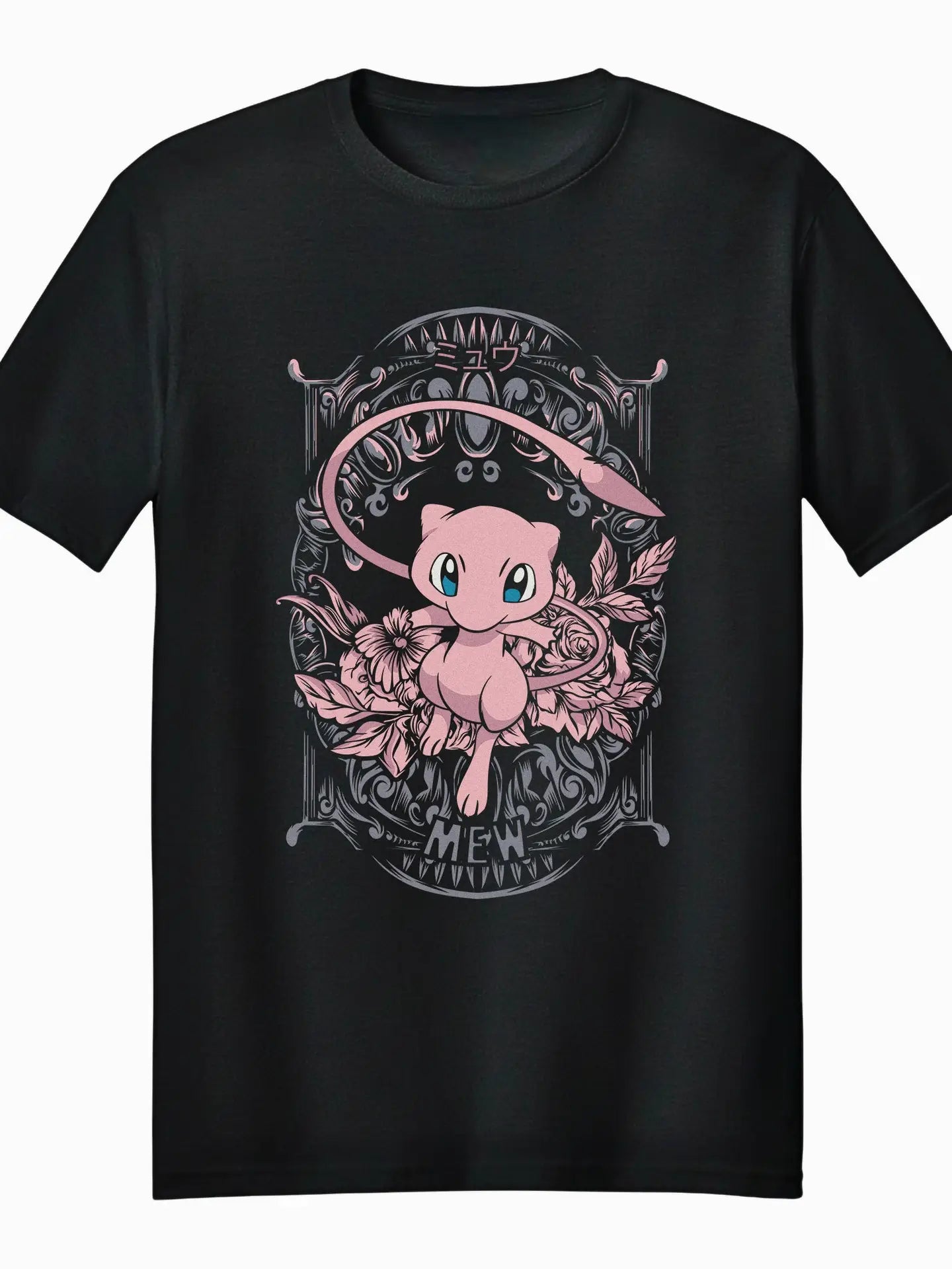 Mew Floral Unisex T Shirt