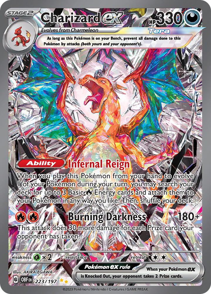 Obsidian Flames Sleeved Booster Pack
