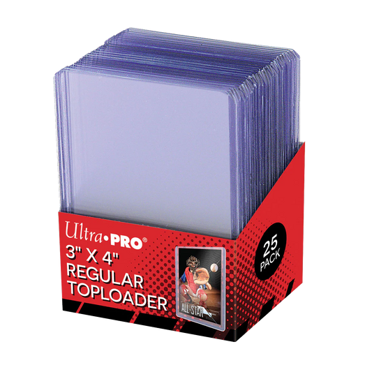 Top Loader - 3" x 4" Clear Regular Sleeves (25ct) for Standard Size Cards
